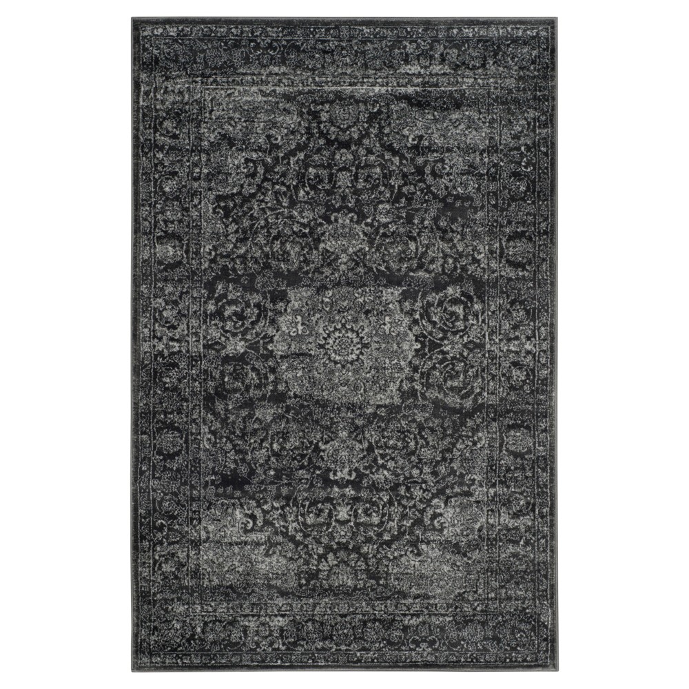 Carnegie Rug - Dark Gray/Cream - (3'x5') - Safavieh