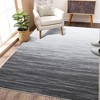 Modern Ombre Area Rug Indoor Gradient Floor Cover Foldable Thin Washable Rug, 5'x7' Gray - 3 of 4