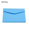 Unique Bargains Greeting Note Party Blank Small Items Storage Business Card Holder Mini Envelopes - 3 of 4