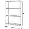 Quantum Storage Systems Convenient Shelving Unit Pack, 4-Tier, 48"W X 18"D X 72"H, 300 Lb. Load Capacity Per Shelf - 3 of 3