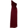 Quiz Women's Satin Pleated One Shoulder Maxi Dress - 4 of 4