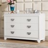 6 Drawer Dresser for Bedroom, Wooden Chest of Drawers with Handle, Accent Dresser Chest Organizer, Storage Cabinet For Bedroom Living Room - 2 of 4