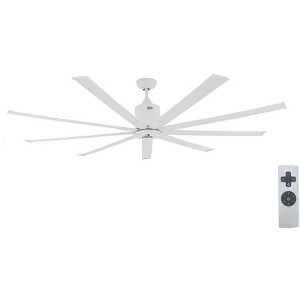 iLIVING 72-Inch High Volume Low Speed HVLS 9 Blades BLDC Big Ceiling Fan, Reversible Industrial Commercial and Residential with IR Remote - 1 of 4