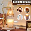 FAAYFIAN Adjustable Candle Warmer Lamp with Timer,Wood Base Metal Shade,Birthday Gifts for Women Mom - 2 of 4