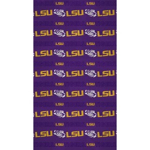 NCAA LSU Tigers 40"x72" Beach Towel: Sports Team Logo Plush - 1 of 3