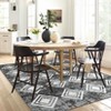 Washable Area Rugs 4x6 Rug for Living Room Non Slip Soft Area Rug for Bedroom Farmhouse Modern Throw Rugs - 2 of 4