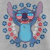 Girl's Lilo & Stitch Patriotic Hibiscus Circles T-Shirt - image 2 of 4