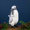 Northlight Standing Penguin with Winter Scarf Christmas Figurine - 11.5" - 2 of 4