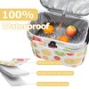 Tirrinia Large Insulated Picnic Basket, 34L Water Resistant & Leakproof Collapsible Portable Cooler Basket Set, with Free Foldable Grocery Bag - 4 of 4