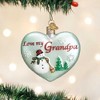 Old World Christmas 3.25 In Grandpa Heart Ornament Love Snowmen Tree Ornaments - 3 of 3