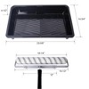 18 Inch Paint Roller Kit, Adjustable Roller Frame, Microfiber Roller Covers, Paint Tray House Painting Tools For Home Decor Walls & Furniture Painting - 2 of 4