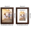 Americanflat Picture Frame with Oval Mat Insert and Shatter-Resistant Glass - Signature Collection - Photo Frame for Wall Display - 2 of 4