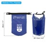 Unique Bargains Boating Kayaking Rafting Clear Window Floating Waterproof Dry Bag 2L - 2 of 4