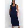 Slickblue Plus Size Solid Maxi Dress for Women, Sleeveless Stretch Jersey Knit, Casual Fit, 14 Colors Options, Size 1XL-3XL - 2 of 4
