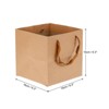 Unique Bargains Paper Gift Bag with Handle Storage Bag for Party Favor 12 Pcs - 2 of 4