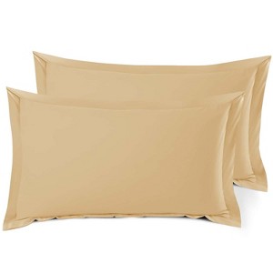 Nestl Soft Pillow Shams Set of 2, Double Brushed Microfiber Pillow Covers, Premium Pillow Shams With 1.5” Flange - 1 of 4