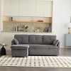 TiramisuBest Furniture, Modular Sectional Sofa with Storage, Sideboard Buffet Style Design for Living Room - 3 of 4