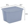 Racxily 4-Pack Storage Bin, 18 Gallon Plastic Storage Container with Snap-On Lid - 2 of 4