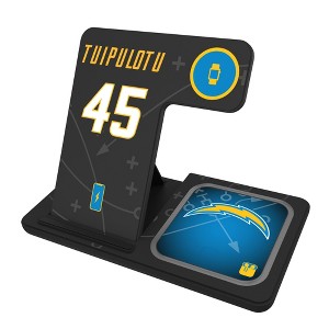 NFL Los Angeles Chargers Players Game Tactic 15-Watt 3 in 1 Charging Station - 1 of 4
