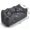 NicBex Bean Bag Chair,Beanbag Chair with Highly Resilient Foam,Lounge Sofa for Couples,Large Comfy Chair for Living Room Bedroom - 3 of 4