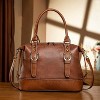 Top Handle Purse Hobo Shoulder Barrel Satchel Handbags for Women - 2 of 4