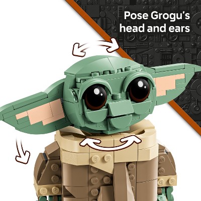 Детские конструкторы LEGO Star Wars The Mandalorian: Grogu with Hover Pram Buildable Toy Figure 75403 — фото 3
