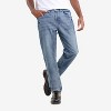 CULTURA Men's Saddle Stitch Relaxed Slim Fit Jeans - 4 of 4