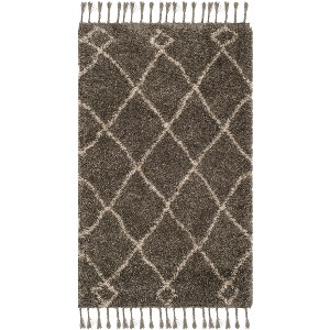 Moroccan Fringe Shag MFG241 Power Loomed Indoor Rugs - Safavieh - 1 of 4