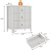 Modern Fluted Dresser, 3/5/6/7 Drawer Wood Dresser for Bedroom, Modern Chest of Drawers, Storage Organizer Cabinet for Living Room, Entryway - 2 of 4