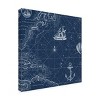 Trademark Fine Art -Jean Plout 'Nautical Blues 4' Canvas Art - 4 of 4