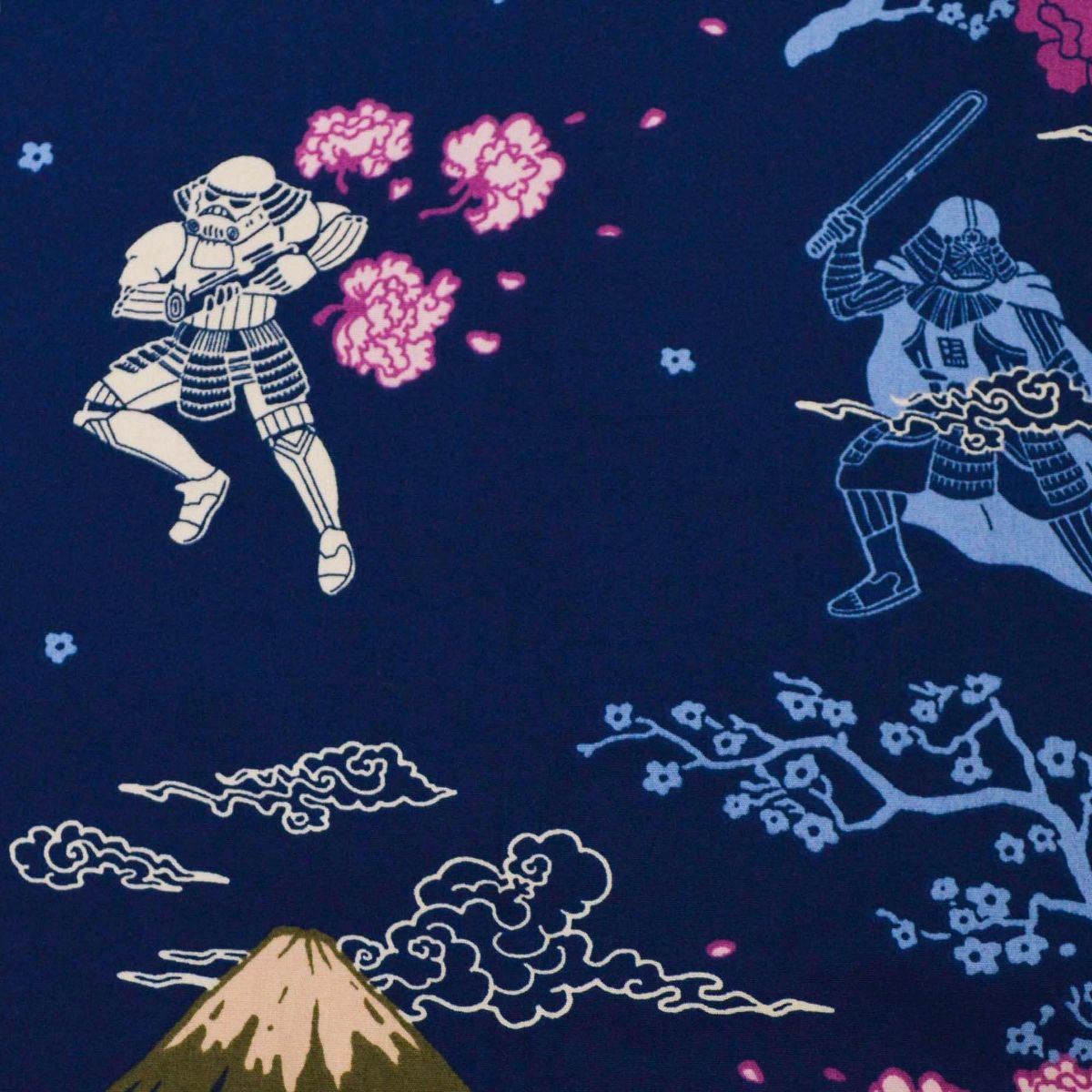 Men's Star Wars Darth Vader and Stormtroopers Samurai Print Button Down Shirt - thumbnail 10