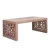Sapphtopaz Modern Floating Top Coffee Table, Coffee Table for Living Room, Industrial Wood Coffee Table, Contemporary Center Table - 2 of 4