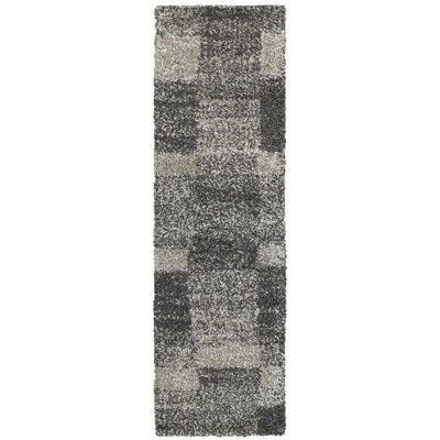 Oriental Weavers Henderson 531Z1 Grey/ Charcoal Indoor Area Rug - 2'3" x 7'6"