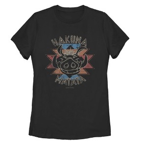 Women's Lion King Pumbaa Hakuna Matata T-Shirt - 1 of 3