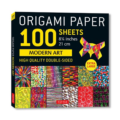 Origami Paper 100 Sheets Modern Art 8 1/4 (21 CM) - by  Tuttle Studio (Loose-Leaf)