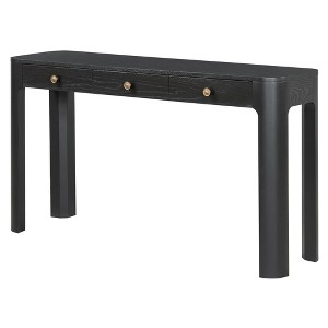 KTMBDW Console Table, Sofa Table, Narrow Entryway Table, Entry Table with 3 Drawers, Curved Corners, for Living Room, Farmhouse Style - 1 of 4