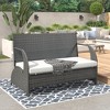 Chic Crate-Convertible Outdoor Chaise Lounges with Table - 4 Seat Garden Furniture for Patio & Lawn (Weather-Resistant) - 2 of 4