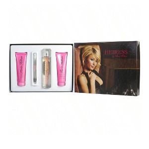 Heiress by Paris Hilton for Women - 4 Pc Gift Set 3.4oz EDP Spray, 0.34oz EDP Spray, 3oz Body Lotion, 3oz Bath and Shower Gel - 1 of 1