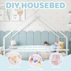 Karl Home Twin Size Montessori Floor Bed Metal House Bed Frame For Kids - 4 of 4