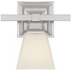 Regency Hill Mencino Modern Wall Light Satin Nickel Hardwire 35 1/4" 5-Light Fixture Etched Opal Glass for Bedroom Bathroom Vanity Living Room House - 3 of 4