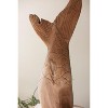 Fish Tail Sculpture – 20" Tall Recycled Teakwood Accent by Kalalou - 3 of 3
