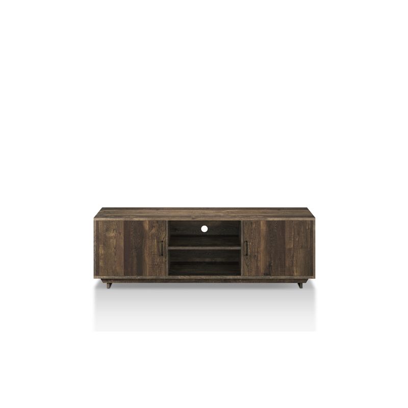 Fraire Contemporary TV Stand for TVs up to 60&#34; Reclaimed Oak - HOMES: Inside + Out, 1 of 9