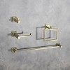 Elegant Lighting Isla 4-Piece Bathroom Hardware Set in Brushed Gold - 3 of 4