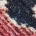 ivory, beige, green, pale blue, red, navy, teal