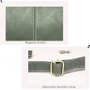 Generic Women Vintage Small Retro Handbags Kiss Lock Crossbody Purse Frosted Leather - 3 of 4