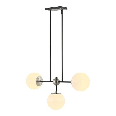 Collier 3 Light - 28" Pendant - Black/Nickel - Safavieh - image 1 of 4