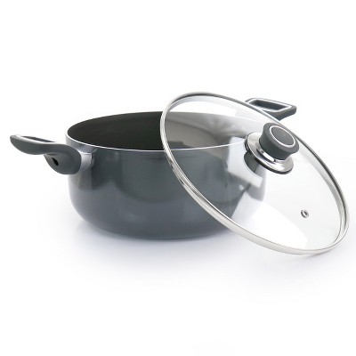 Oster Legacy 8 Piece Gray Aluminum Nonstick Cookware Set