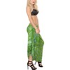 LA LEELA Women's Sarong Wrap Swimwear Cover up Wraps One Size Forest Leaves - 2 of 4