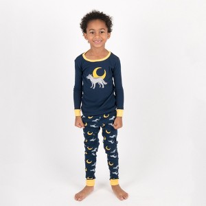 Leveret Kids Cotton Pajamas - Animal Print - 1 of 4
