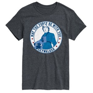 Men's - Star Wars - Luke Sykwalker Americana Short Sleeve Graphic T-Shirt - 1 of 3